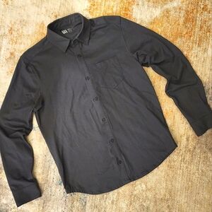 VRST Long-Sleeve Textured Button-Down Shirt